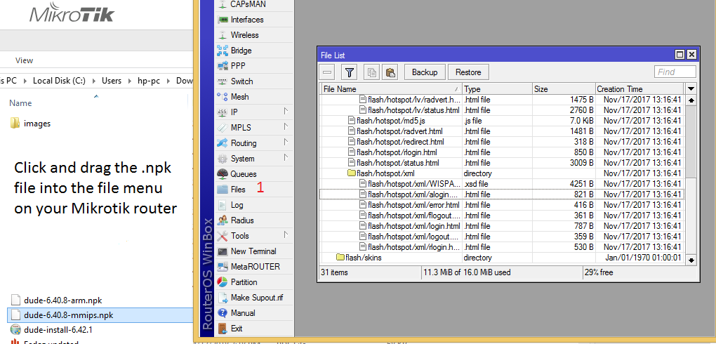 The dude Mikrotik. ROUTEROS. Mikrotik dude History.