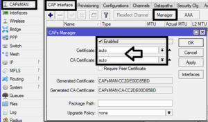 Capsman control channel width нет выбора 80 mhz для5 ггц