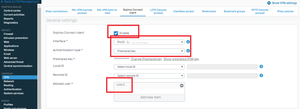 Sophos Connect Vpn Setup On Sophos Xg Firewall Timigate